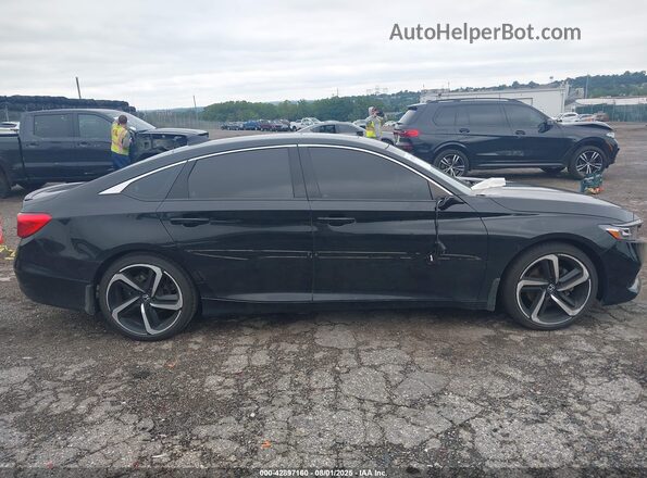 1HGCV2F37MA009159 2021 HONDA ACCORD Черный Вид щитка приборов
