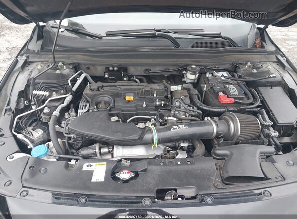 1HGCV2F37MA009159 2021 HONDA ACCORD Черный Вид сзади