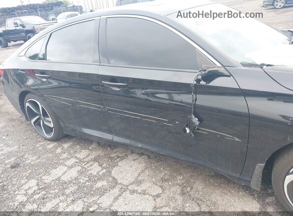 1HGCV2F37MA009159 2021 HONDA ACCORD Черный Вид спереди