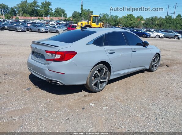1HGCV2F38NA023590 2022 HONDA ACCORD Light Blue Задняя правая четверть