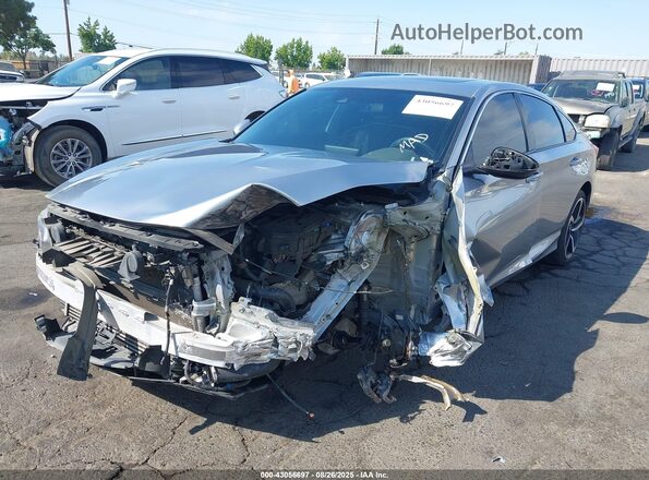 1HGCV2F39JA052249 2018 HONDA ACCORD Серебряный 