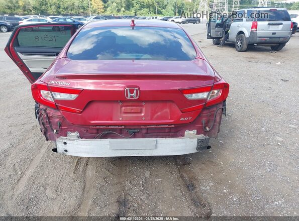 1HGCV2F57JA018585 2018 HONDA ACCORD Burgundy 