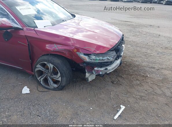 1HGCV2F57JA018585 2018 HONDA ACCORD Burgundy 