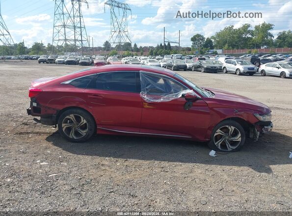 1HGCV2F57JA018585 2018 HONDA ACCORD Burgundy 