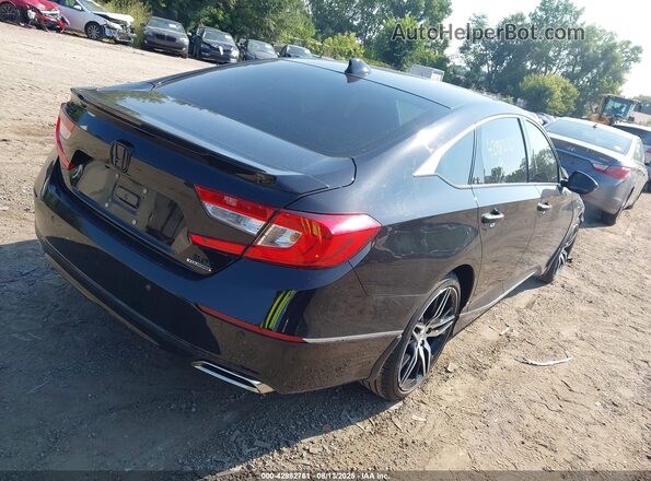 1HGCV2F95NA009666 2022 HONDA ACCORD Black Tył prawy