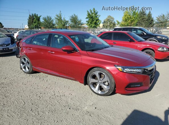 1HGCV2F99JA017375 2018 HONDA ACCORD Красный 