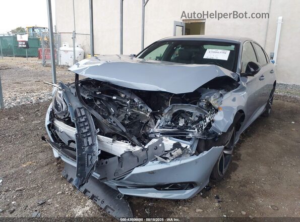 1HGCV3F23NA004099 2022 HONDA ACCORD Light Blue Вид спереди