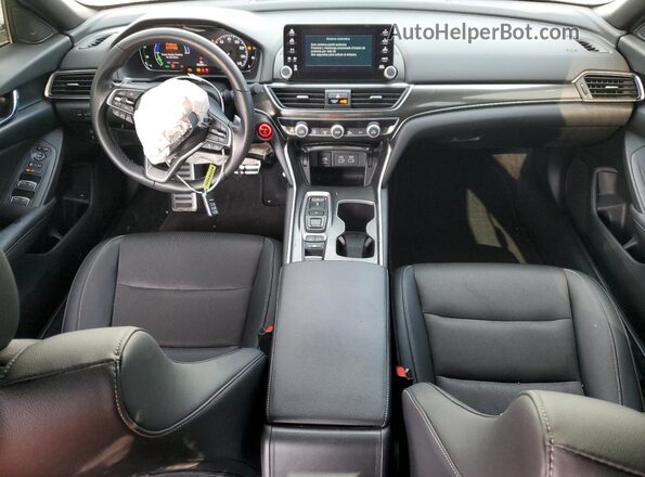 1HGCV3F25NA017906 2022 HONDA ACCORD White Widok deski rozdzielczej