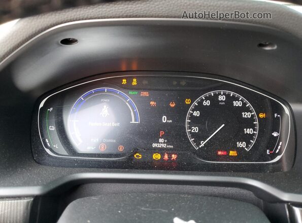 1HGCV3F25NA017906 2022 HONDA ACCORD White Widok zestawu wskaźników