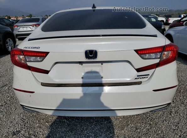 1HGCV3F25NA017906 2022 HONDA ACCORD White Widok z tyłu