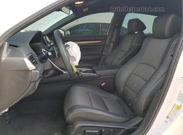1HGCV3F25NA017906 2022 HONDA ACCORD White Widok wnętrza z przodu