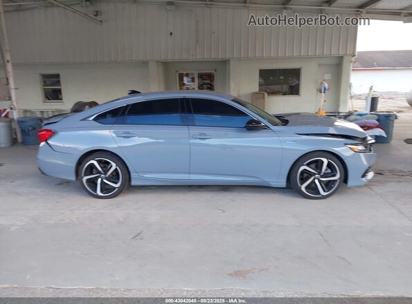 1HGCV3F25NA039243 2022 HONDA ACCORD Gray Widok wnętrza z tyłu