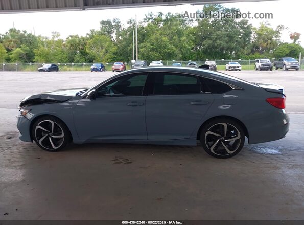 1HGCV3F25NA039243 2022 HONDA ACCORD Gray Widok wnętrza 360 stopni