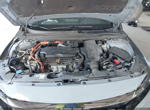 1HGCV3F25NA039243 2022 HONDA ACCORD Gray Widok z tyłu