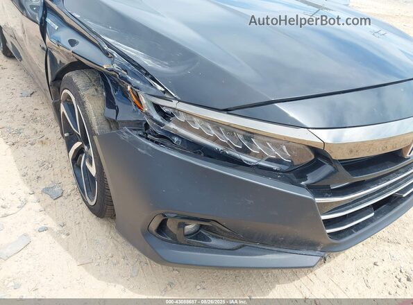 1HGCV3F26NA047822 2022 HONDA ACCORD Черный Вид спереди