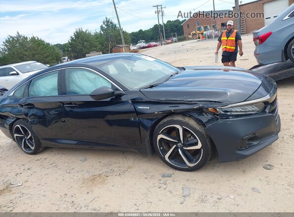 1HGCV3F26NA047822 2022 HONDA ACCORD Черный Вид задней части салона