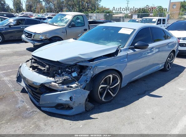 1HGCV3F29NA018721 2022 HONDA ACCORD Light Blue 