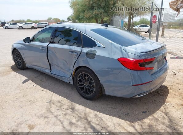 1HGCV3F29NA043683 2022 HONDA ACCORD HYBRID Light Blue 