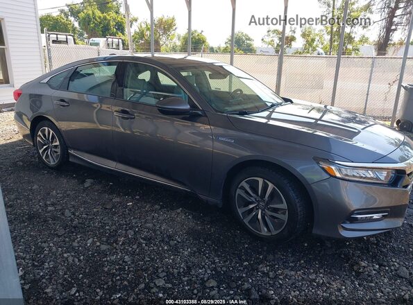 1HGCV3F52KA018579 2019 HONDA ACCORD HYBRID Silver 