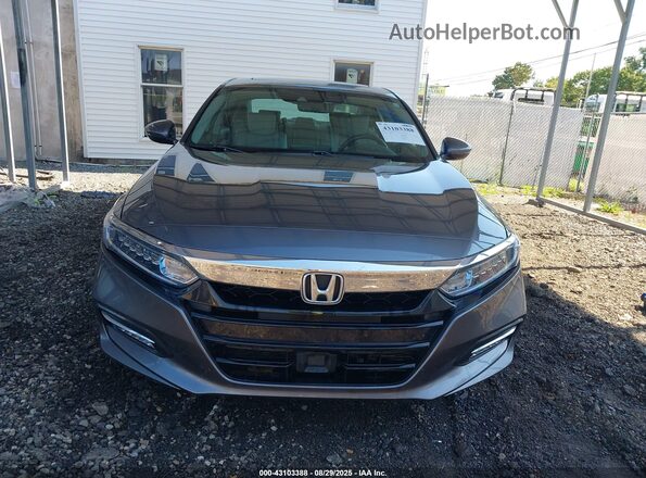 1HGCV3F52KA018579 2019 HONDA ACCORD HYBRID Silver 