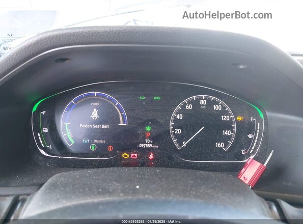 1HGCV3F52KA018579 2019 HONDA ACCORD HYBRID Silver 