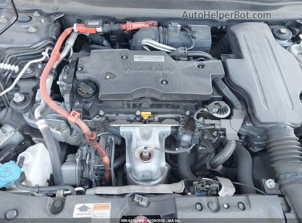 1HGCV3F52KA018579 2019 HONDA ACCORD HYBRID Silver 
