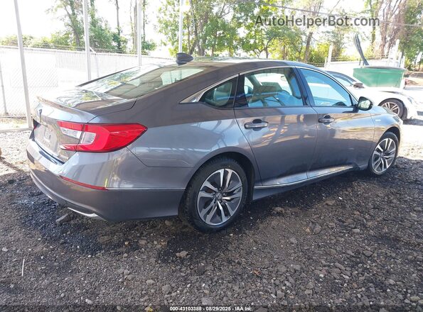 1HGCV3F52KA018579 2019 HONDA ACCORD HYBRID Silver 