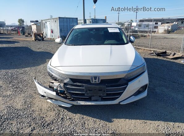 1HGCV3F58MA012725 2021 HONDA ACCORD White 