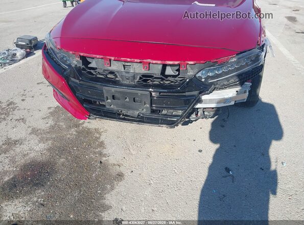 1HGCV3F96JA012091 2018 HONDA ACCORD HYBRID Red 