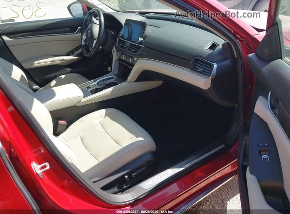 1HGCV3F96JA012091 2018 HONDA ACCORD HYBRID Red 