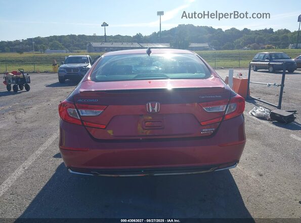 1HGCV3F96JA012091 2018 HONDA ACCORD HYBRID Red 