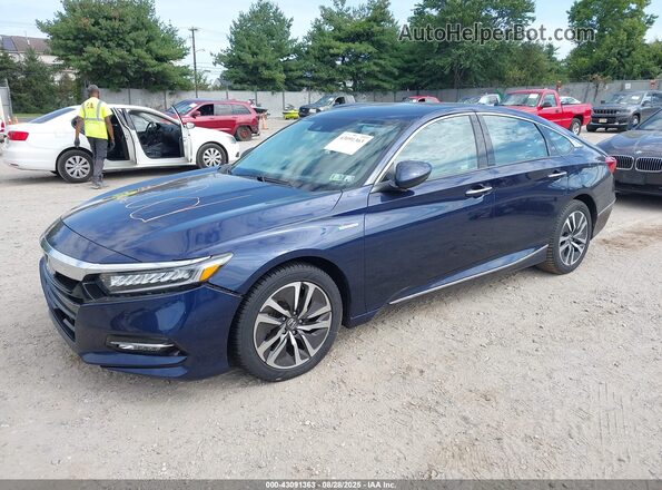 1HGCV3F96LA001112 2020 HONDA ACCORD Blue Vista tres cuartos delantera izquierda