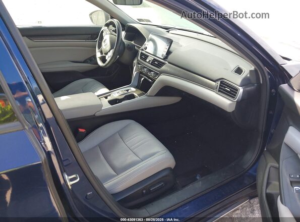 1HGCV3F96LA001112 2020 HONDA ACCORD Blue Vista interior delantera