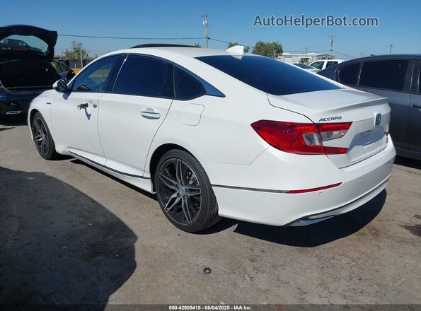 1HGCV3F97MA015750 2021 HONDA ACCORD Белый Задняя левая четверть