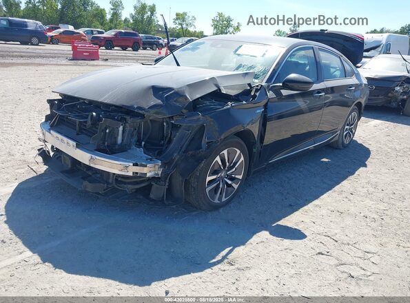 1HGCV3F9XLA017801 2020 HONDA ACCORD Black Առջևի ձախ երեք քառորդ տեսարան
