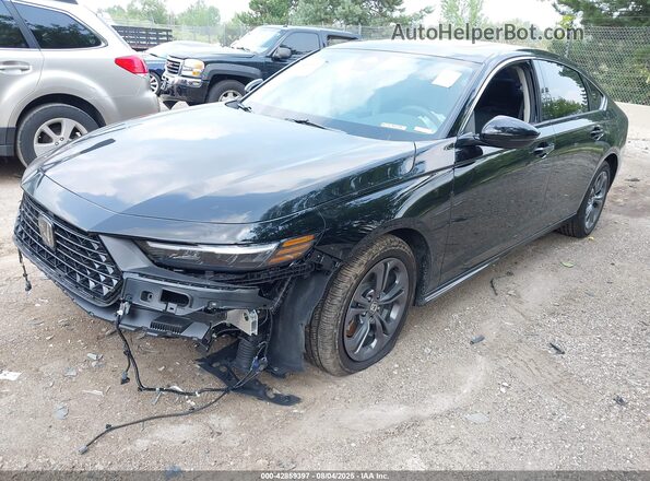 1HGCY2F65SA045074 2025 HONDA ACCORD Black Передня ліва чверть