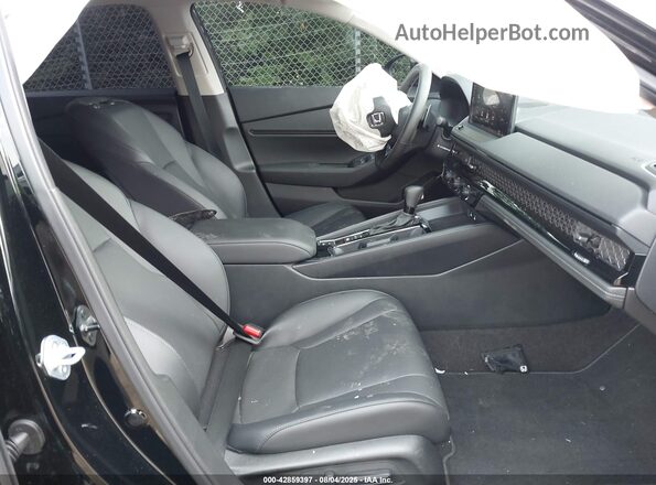 1HGCY2F65SA045074 2025 HONDA ACCORD Black Вид салону спереду
