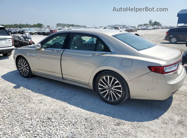 1LN6L9SP2H5608192 2017 LINCOLN CONTINENTA Gold 