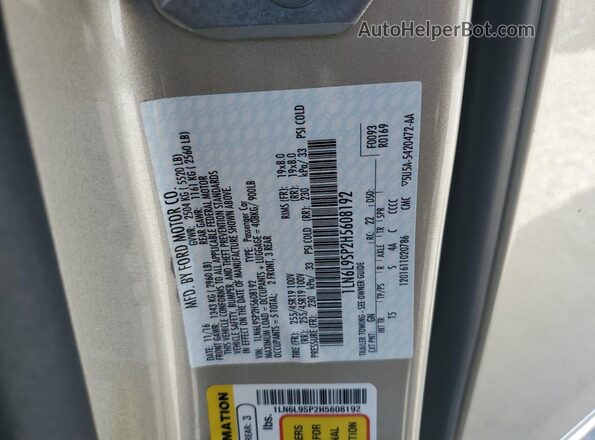 1LN6L9SP2H5608192 2017 LINCOLN CONTINENTA Gold 