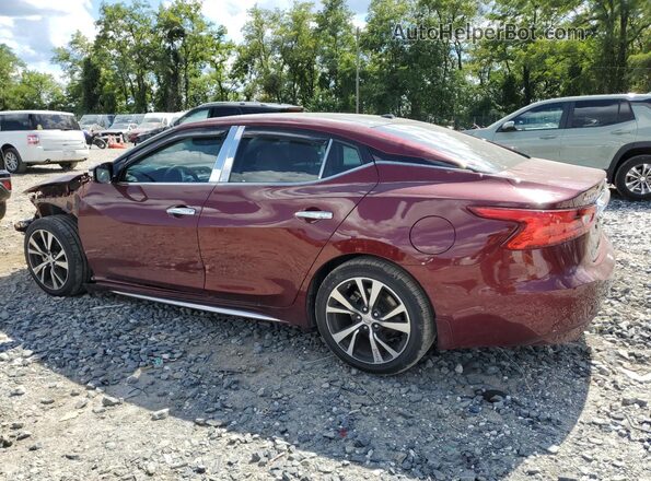 1N4AA6APXJC400038 2018 NISSAN MAXIMA Burgundy 