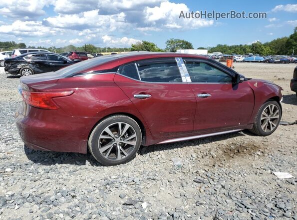 1N4AA6APXJC400038 2018 NISSAN MAXIMA Burgundy 