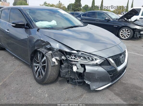1N4AA6CV1MC504854 2021 NISSAN MAXIMA Gray Widok z przodu