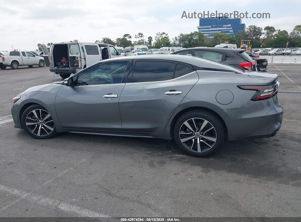 1N4AA6CV1MC504854 2021 NISSAN MAXIMA Gray Widok wnętrza 360 stopni