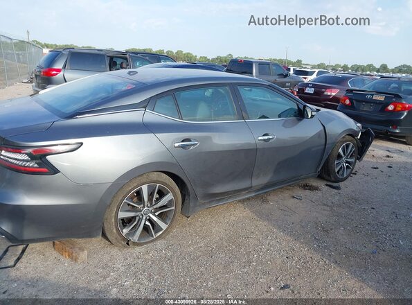 1N4AA6CV4LC373983 2020 NISSAN MAXIMA Gray Widok wnętrza z tyłu