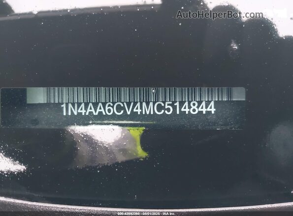 1N4AA6CV4MC514844 2021 NISSAN MAXIMA Black 