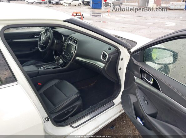 1N4AA6CV5MC515386 2021 NISSAN MAXIMA White Widok wnętrza z przodu