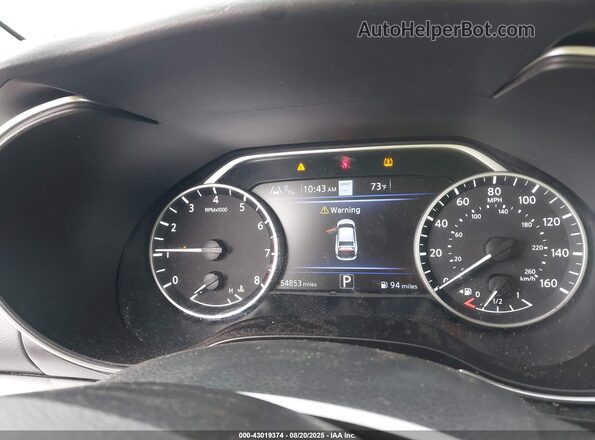 1N4AA6CV5MC515386 2021 NISSAN MAXIMA White Widok tylnych siedzeń