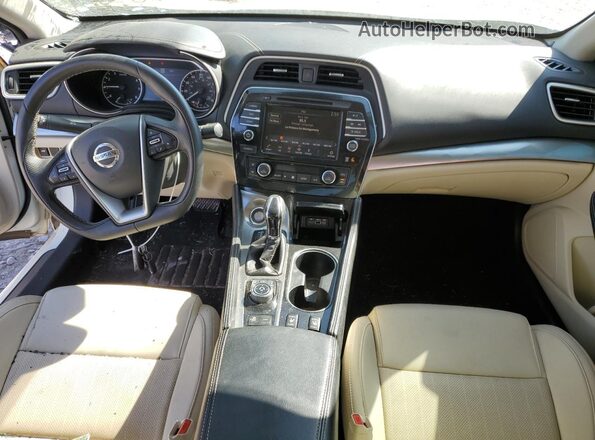 1N4AA6CV6MC501612 2021 NISSAN MAXIMA White Widok deski rozdzielczej