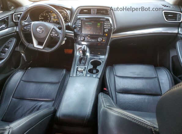1N4AA6DV8LC369966 2020 NISSAN MAXIMA SL Black Vista del salpicadero