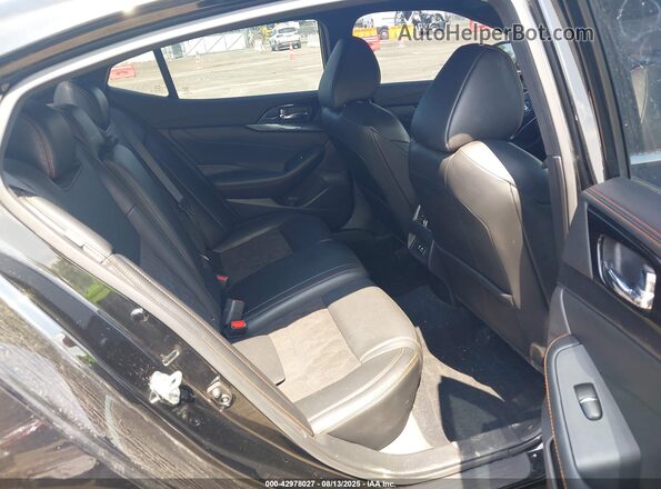 1N4AA6EV0MC503496 2021 NISSAN MAXIMA SR Black Vista de la etiqueta del VIN